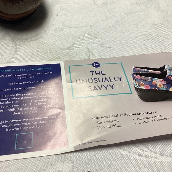 Klogs TAPASTRY suede 8 wide shoe new in box rare ones must see - Picture 7 of 12